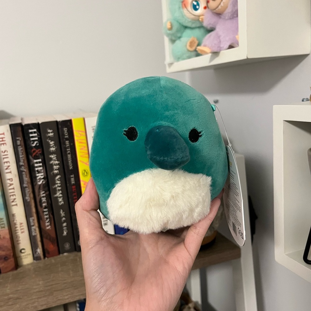 SQUISHMALLOW Selassi 5” | Green Platypus | Mini Plush Toy by Kellytoy